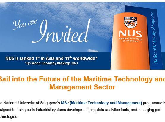 MSc in Maritime Technology and Management – Online Information Session