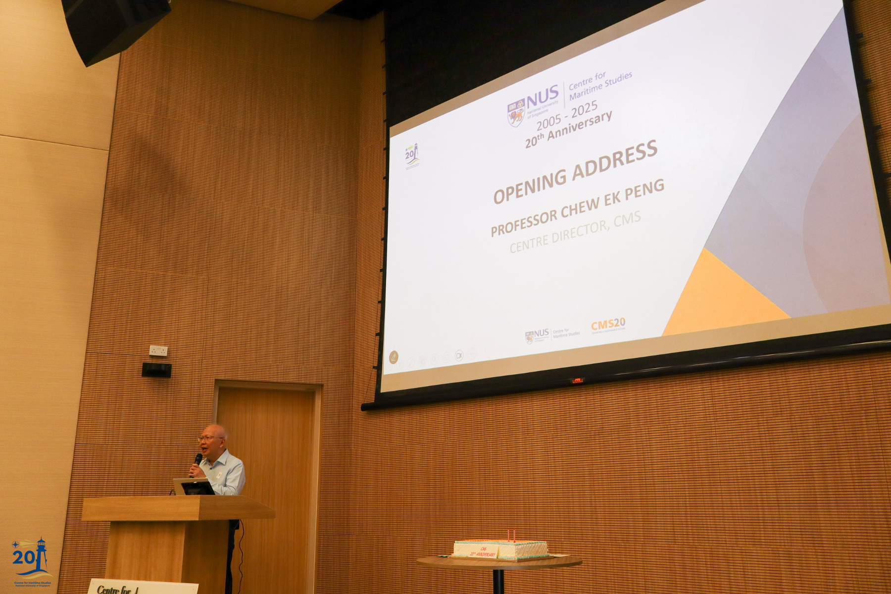 Professor Chew Ek Peng, Opening Address